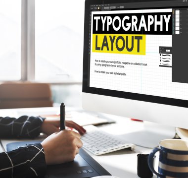 tipografi düzen kavramı ile izlemek 