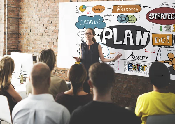 Planning Strategy Process Concept — Stock Photo, Image