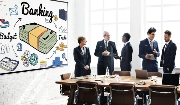 Business Team Discussing — Stock Photo, Image