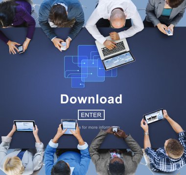 aygıtlar ve Download kavramı ile insanlar