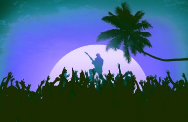 konserde bir grup insan 