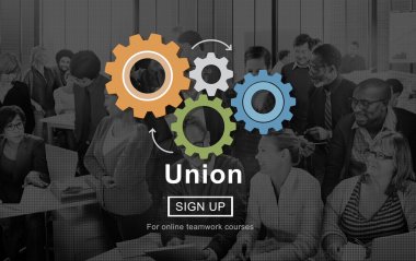 İş ekibi birlikte çalışıyor.