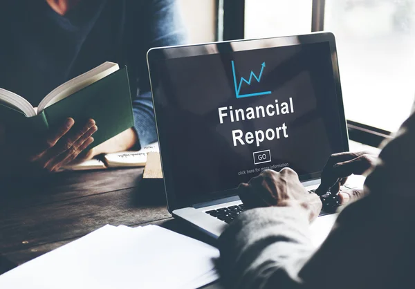 Financial Report Money Cash Growth Concept — Stock Photo, Image