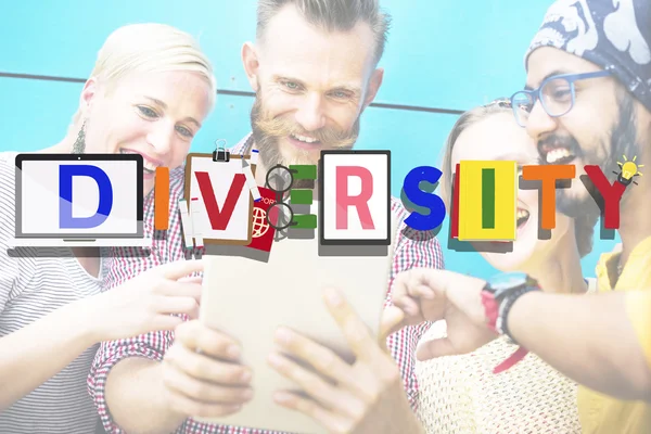 People and Diverse Different Range Concept — Stock Photo, Image