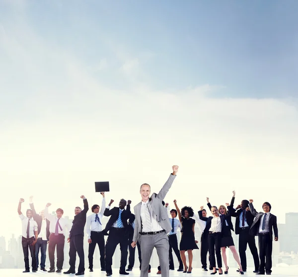 Business People after meeting — Stock Photo, Image