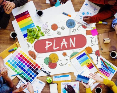 Toplantıda çalışma iş adamları