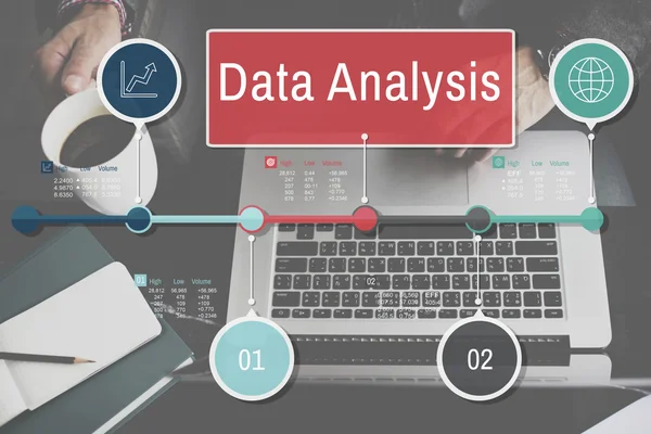 Veri analizi, ayrıntıları kavramı — Stok fotoğraf