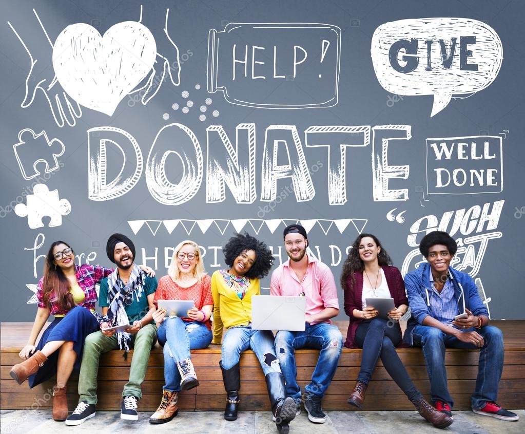 college students and donate