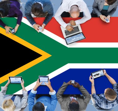 Ofiste çalışan iş ekibi.