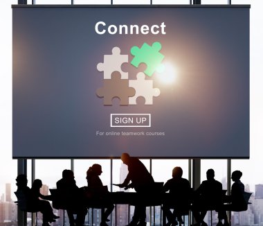 İş insanlar takım eğitim sırasında