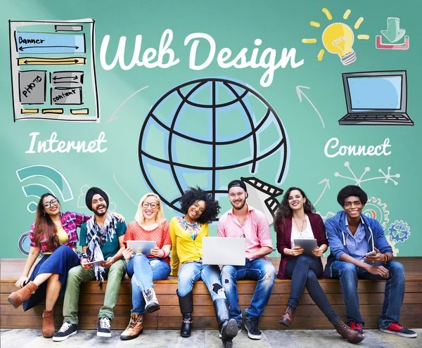 Concepto de diseño web — Foto de Stock