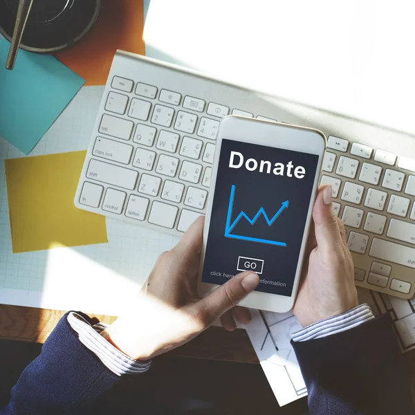 Donare Charity Concept — Foto Stock