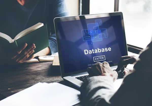 Database netwerk technologie Concept — Stockfoto