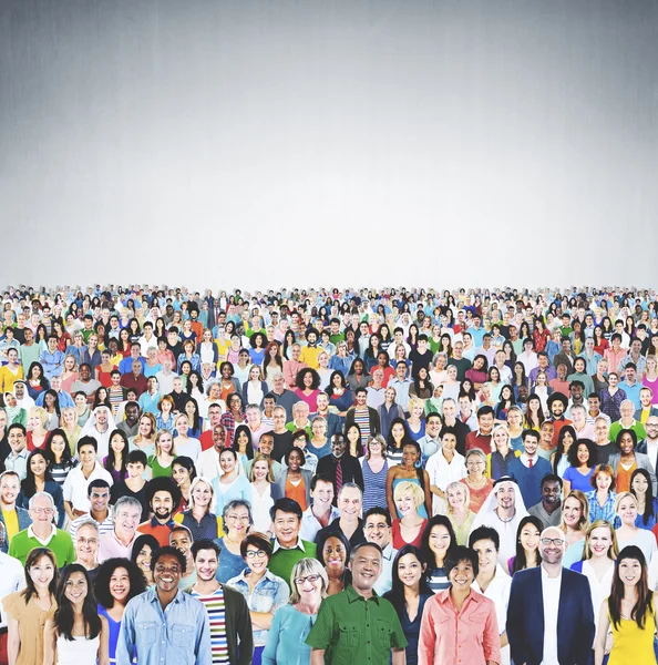 Large group of Diversity people — Stock Photo, Image