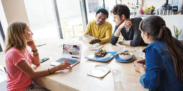 Comer Comida Concepto hecho en casa —  Fotos de Stock