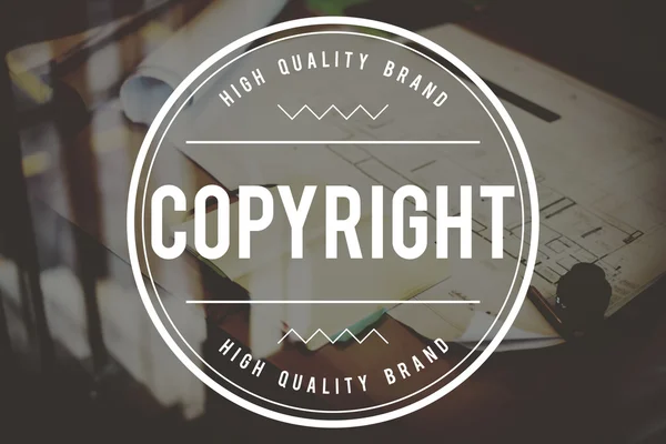 Concepto de identidad de derechos de autor —  Fotos de Stock