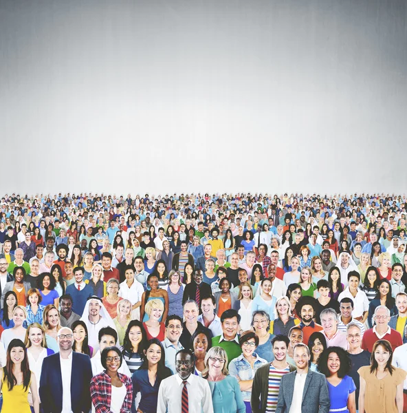 Large group of Diversity people — Stock Photo, Image