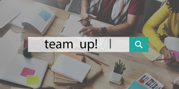 Team Up Concetto — Foto Stock