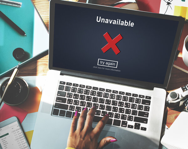 ноутбук с недоступным экраном
