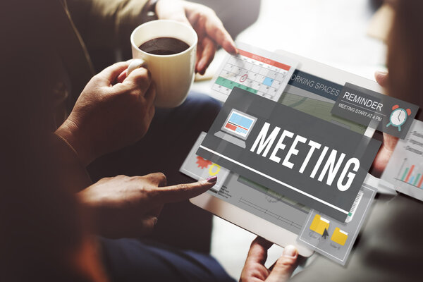 People on coffee break browsing in internet 