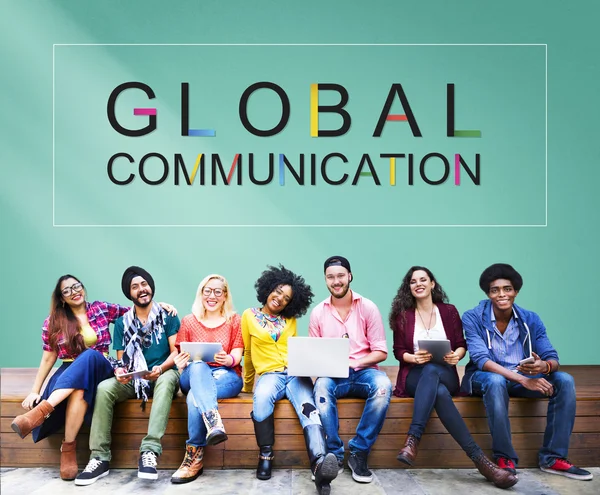 Global communicatieconcept — Stockfoto