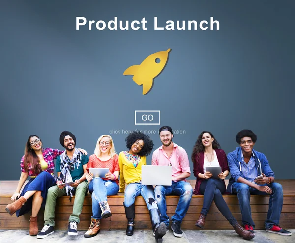 New Product Launch Concept — Stock Photo, Image