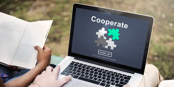 Personnes et concept de coopération — Photo