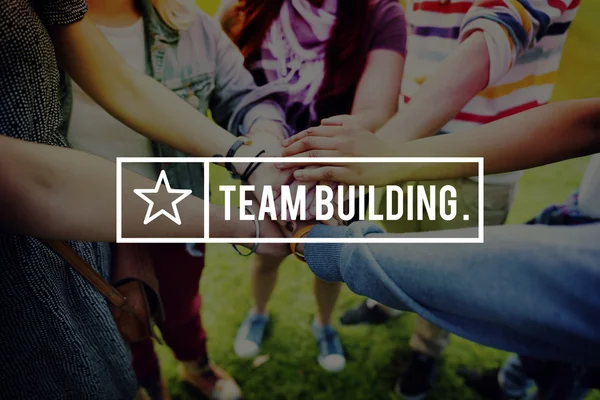 Concetto di team building — Foto Stock