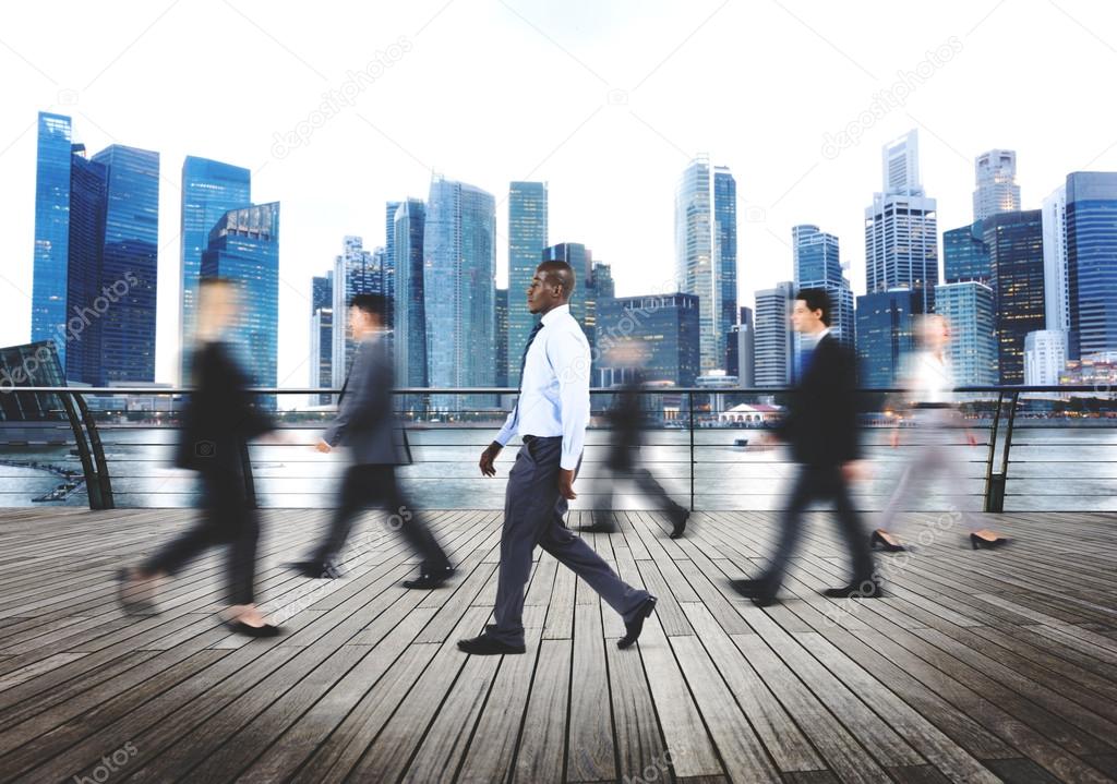 Business People after meeting