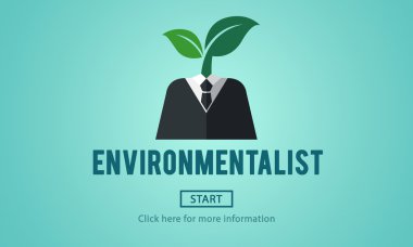 çevreci konsept ile şablonu