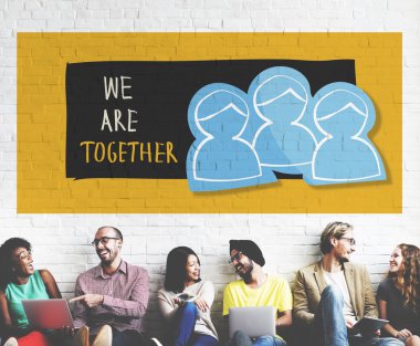 duvar ile birlikte çeşitlilik arkadaşları