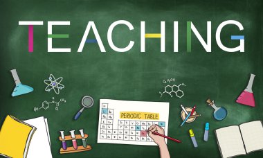 Arka plan metin ile: öğretim