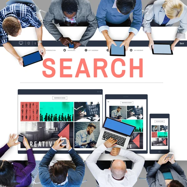 Search Searching Exploration Concept — Stock Photo, Image