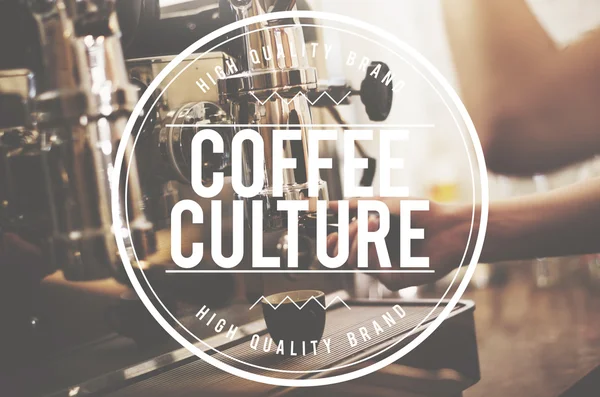 Coffe kultur koncept — Stockfoto