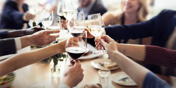 People cheers with glasses