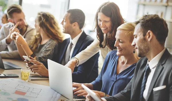 Zakelijke team hebben vergadering — Stockfoto