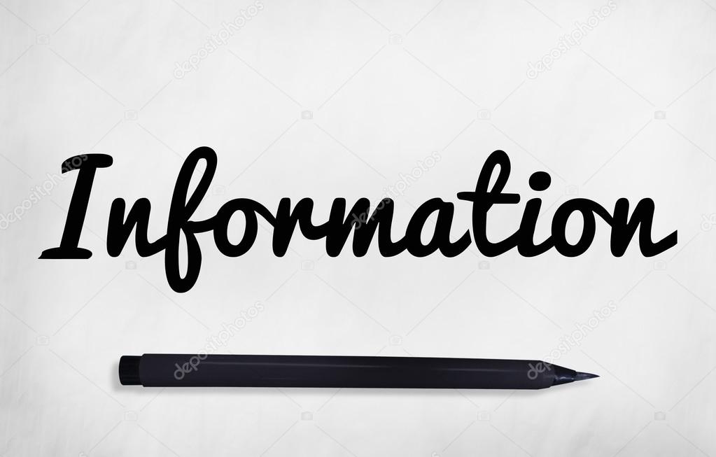 Background with text: Information Stock Photo by ©Rawpixel 104620576
