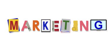 renkli arka plan ile metin