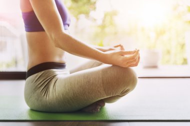 Kadın pratiği poz Yoga  