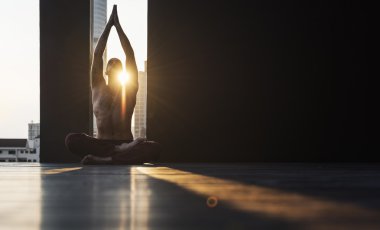 Adam pratiği poz Yoga 