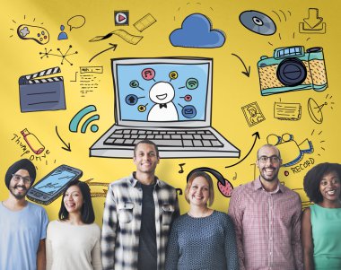 çeşitlilik insanlarla iletişim