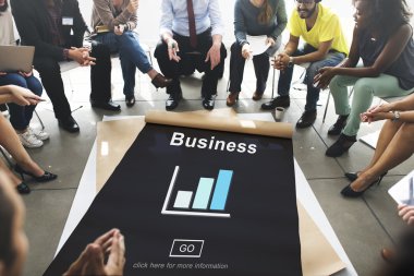 insanlar iş poster üzerinde