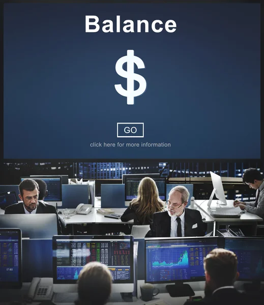 Business arbetstagare och balans — Stockfoto