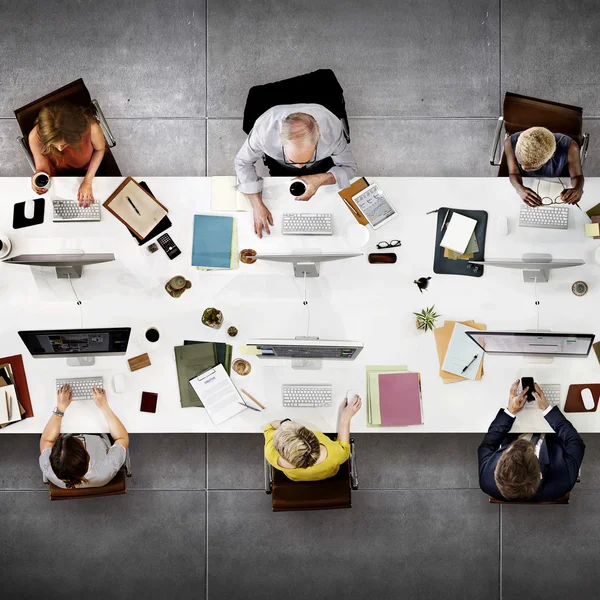 Equipe de negócios na reunião — Fotografia de Stock