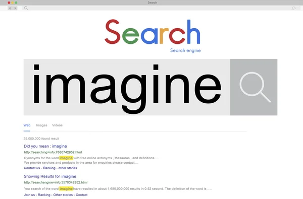 인터넷 검색 개념 — 스톡 사진