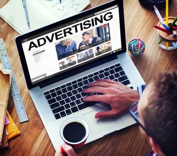 Campaña publicitaria, Concepto de Marketing de Marca — Foto de Stock