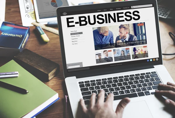 E-Business handel Concept — Stockfoto