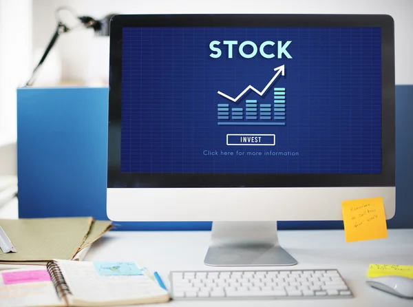 Stock Investment Concept — Stock Photo, Image