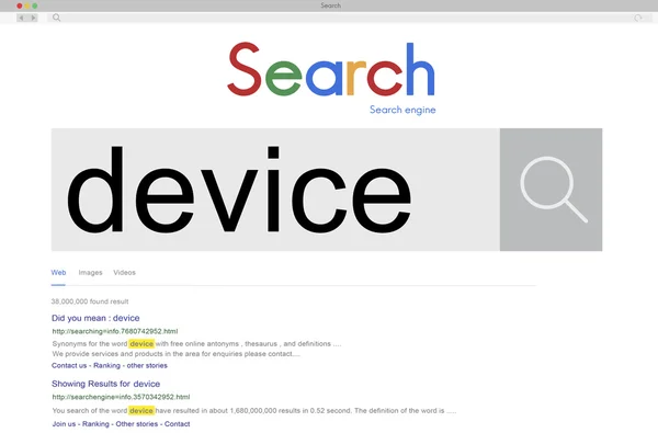 Concept de recherche internet — Photo