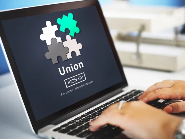 Unió Egyesült koncepció — Stock Fotó